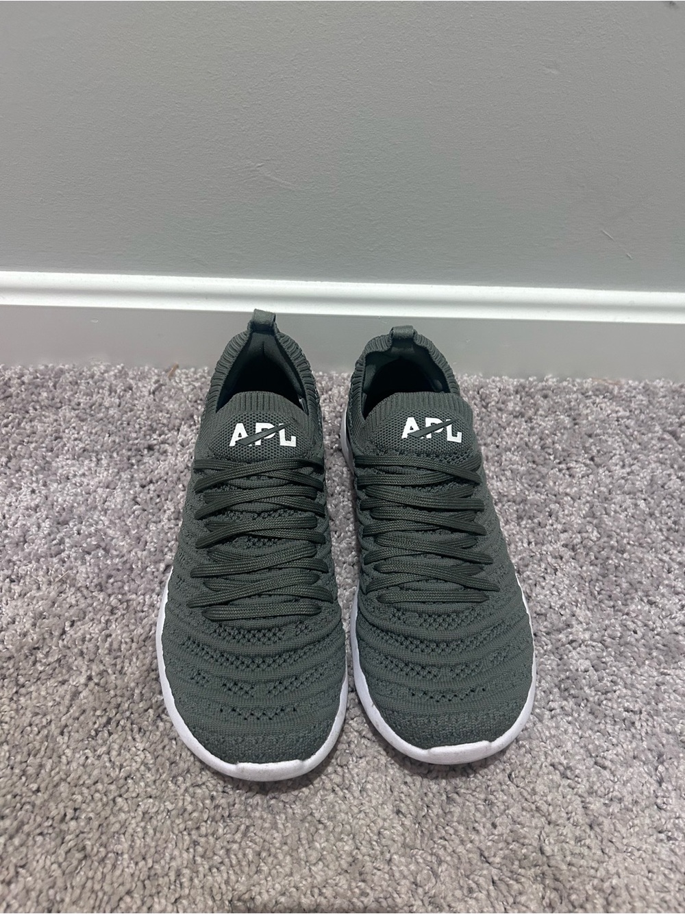 APL TechLoom Knit Slip-On Sneaker - Dark Green